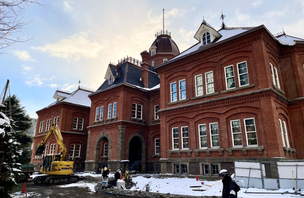 北海道廳舊本廳舍 冬日紅磚新巴洛克式建築 札幌歷史景點