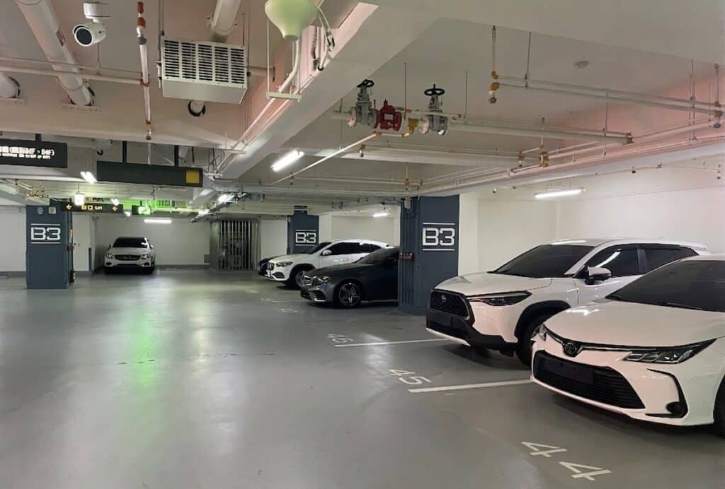 見潭璞旅 B3 停車場 車位實拍