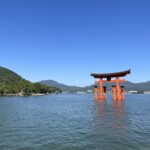 廣島自駕宮島嚴島神社海上大鳥居滿潮