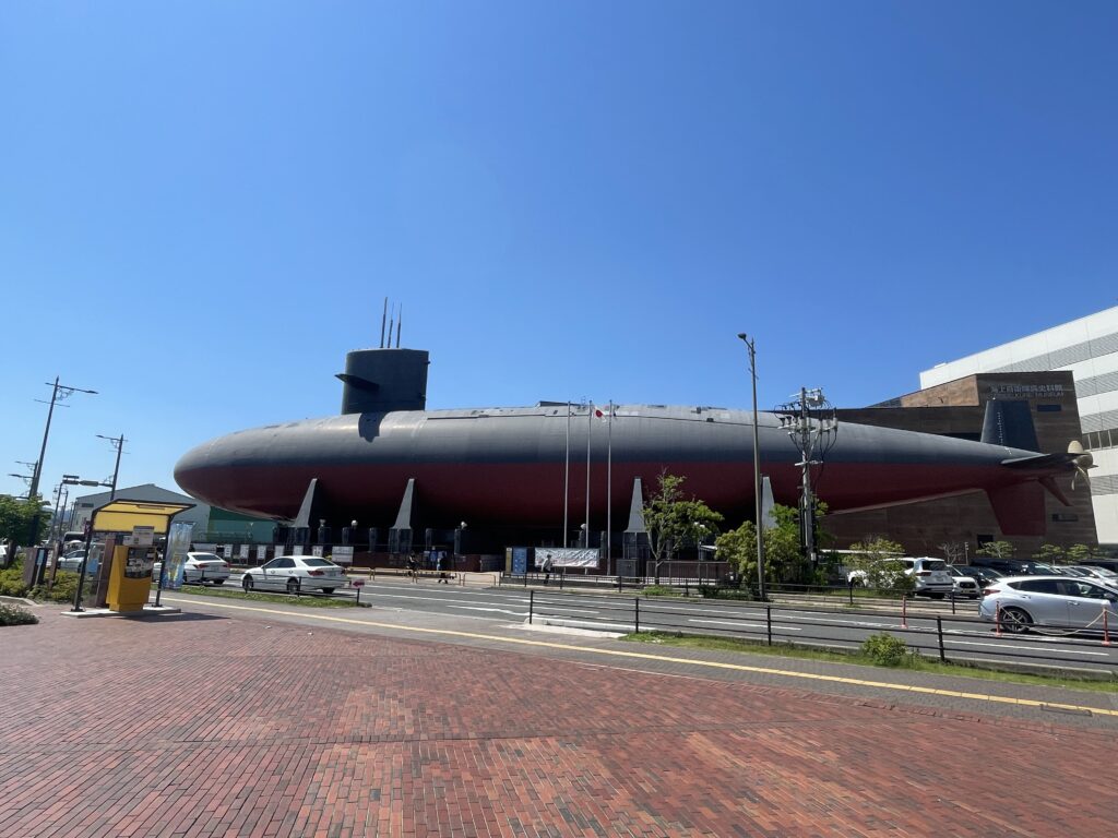 吳市鐵鯨館退役潛艦あきしお陸上展示