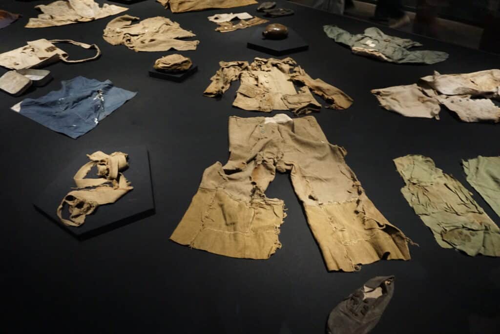 廣島和平紀念資料館展出原爆被害者燒損衣物與遺物
