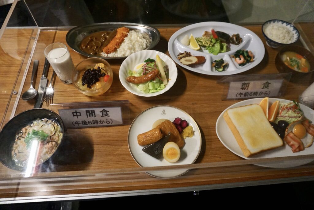 鐵鯨館海上自衛隊艦艇伙食展示