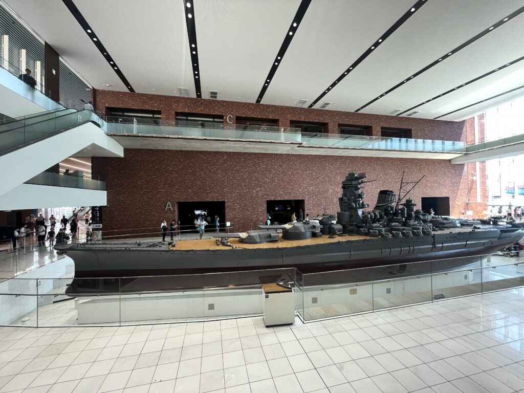 大和博物館1/10戰艦大和側面全景