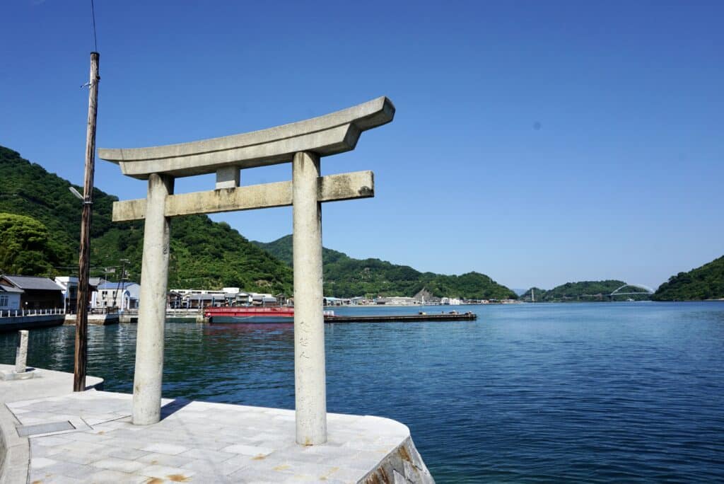 御手洗惠美須神社海邊鳥居